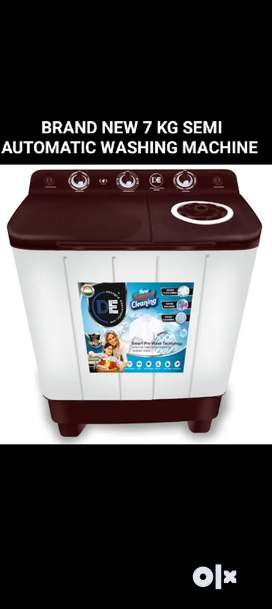 Box pack 7kg Semi Automatic Washing machine with free delivery