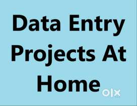 Home Based Data Entry Projects with computer