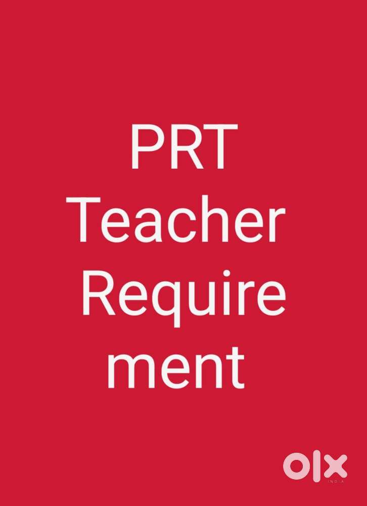 PRT teacher requirement