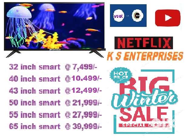 40 INCHES  SMART, 4K UHD LED TV IN 10,499 ONLY.