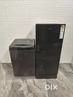 Lite Haier single door refrigerator and LG topload washing machine