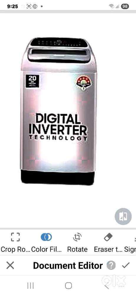 Samsung digital washing machine