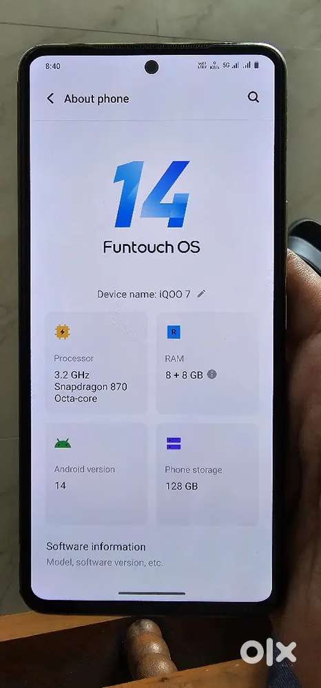 Iqoo 7 5G 8/128