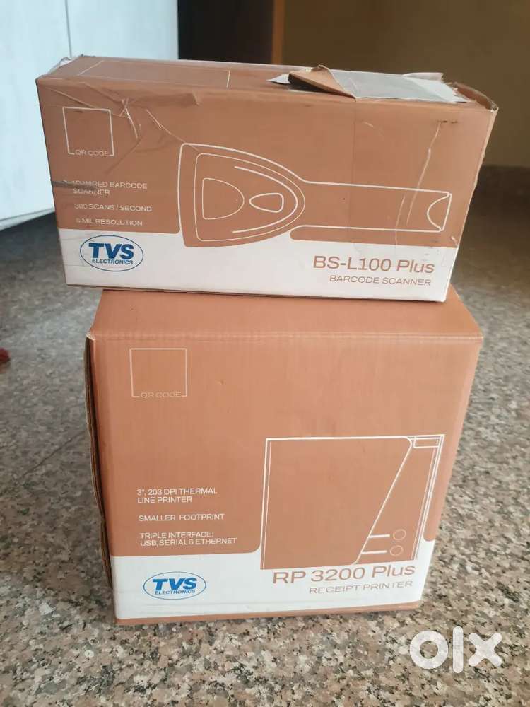 Tvs bill printer brand new with QR code scanner