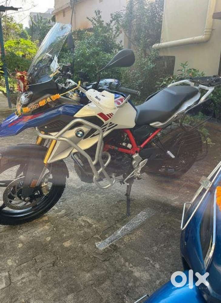 Less driven newly bmw 310 gs with complete loaded accessories