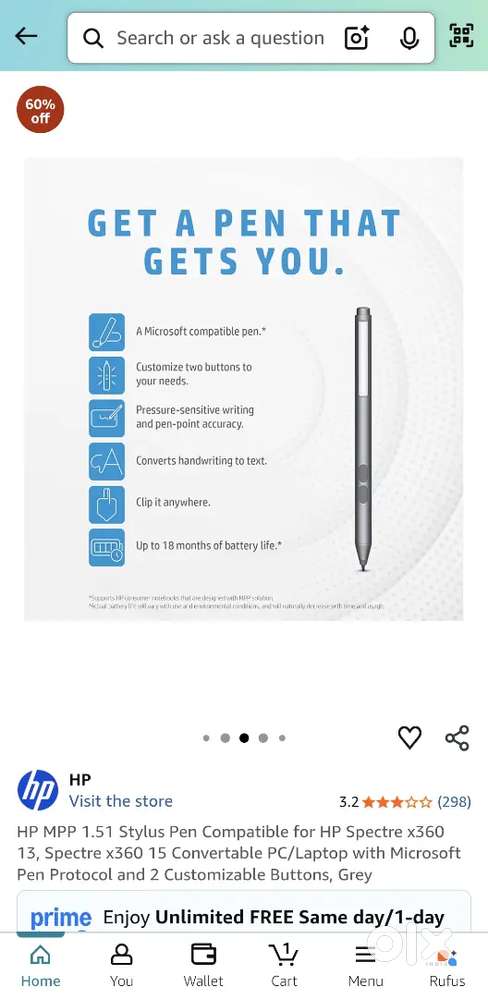 HP stylus pen