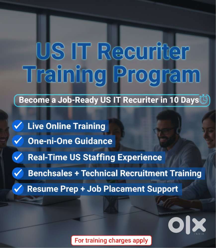 US IT Recruiter Training & Job