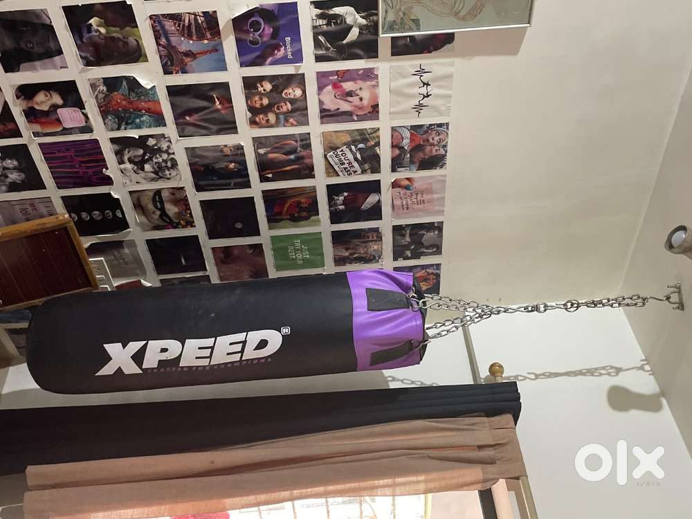 Xpeed Heavy Filled Punching Bag with Chain – Hardly Used – Juhu Pickup