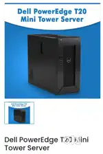 Dell poweredge T20 computer with monitor for sales