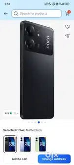 PocoC65 256 expandable storage upto 1tb available with box and charger