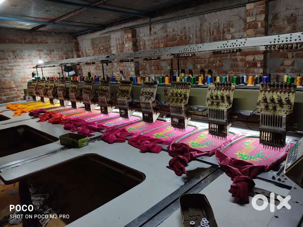 Computerized embroidery machine