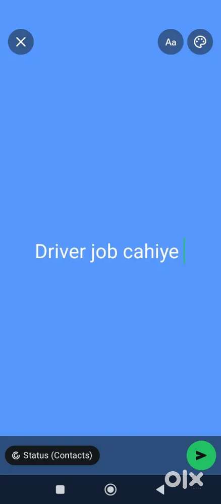 Mujhe job chahiye driver ki sabhi gadiya chalata hu car bus truck.. Al