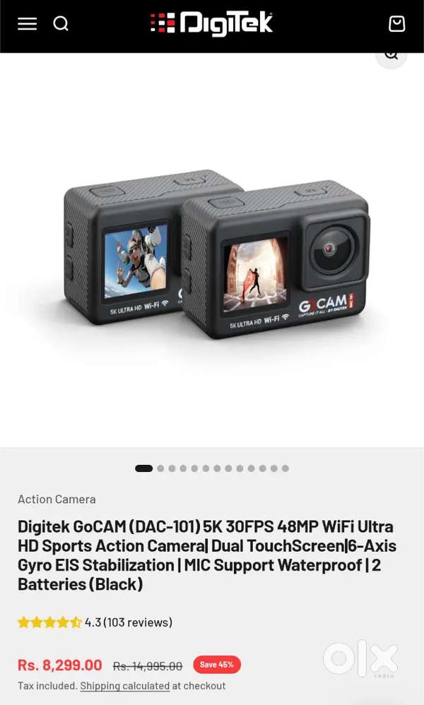 Action camera for sale