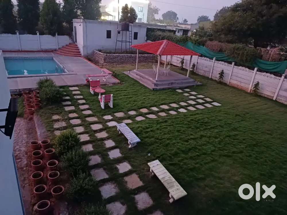 Siddulur, Telangana,1500 sqyds 4BHK Villa with swimming pool