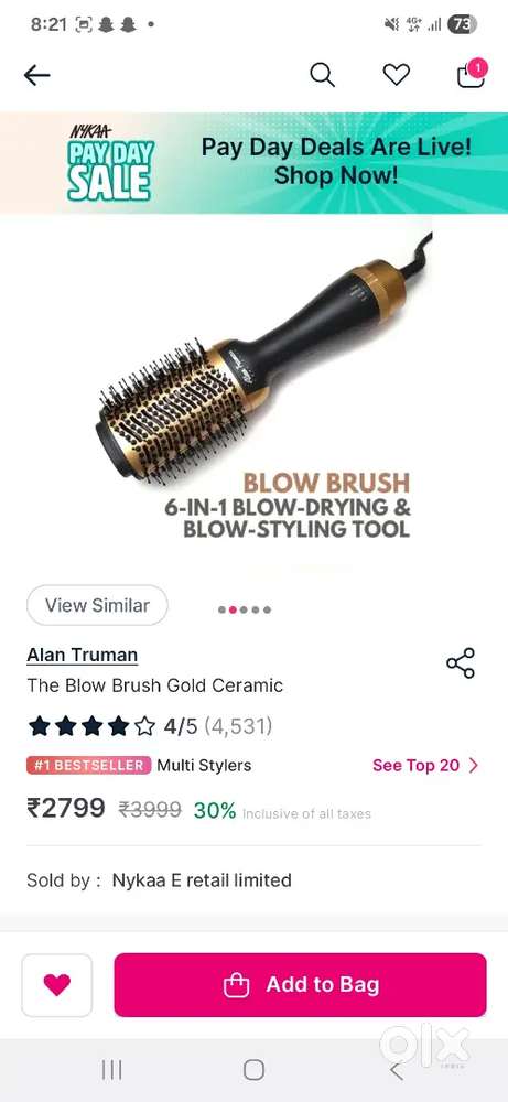 Alan Truman Blow Dryer Bursh