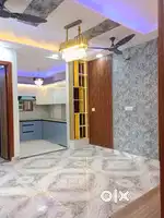 L type balcony on road property fully ventilation society apartment