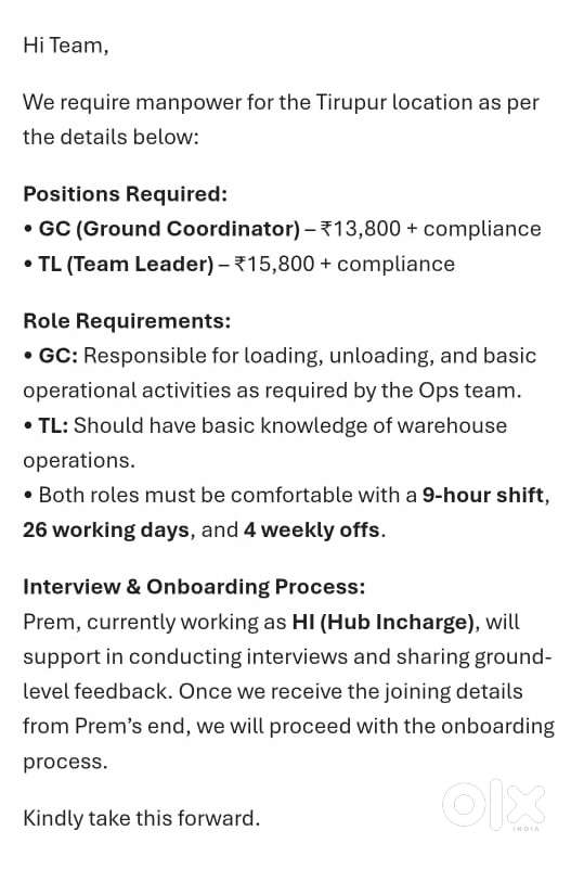 SDFX - Warehouse Assistant