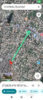 200sqrds west facing open plot available Nagaram near ecil 80% loan