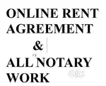 Online Rent Agreement and notary services