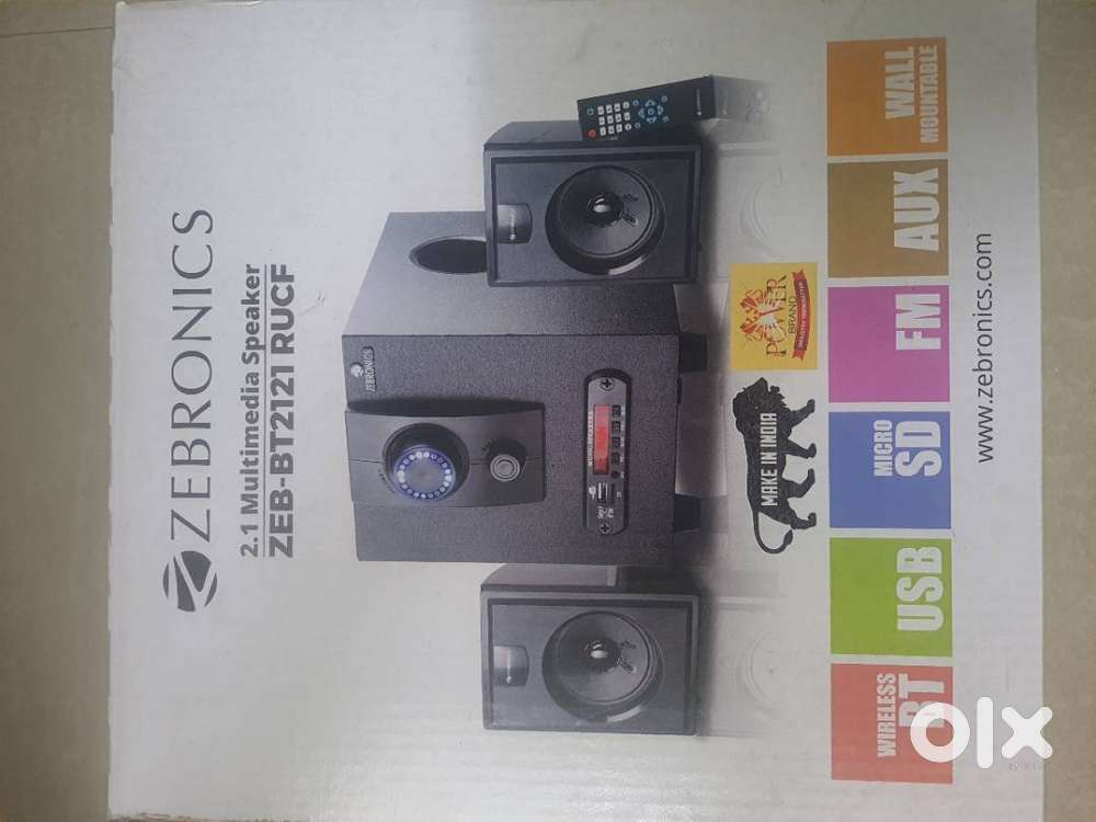 Zebronics 2.1 Multimedia Speakers ZEB BT2121 RUCF
