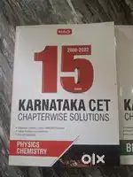 KCET chapter wise solutions - Phy,Chem,Maths,Bio (set of 3 books)