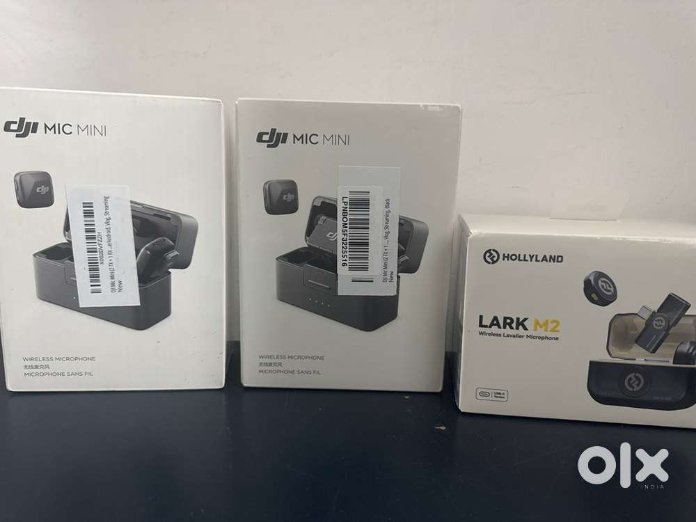 Dji MINI mic and HollyLand LARK M2