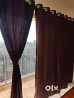 Curtains set of 3 (7ft tall)