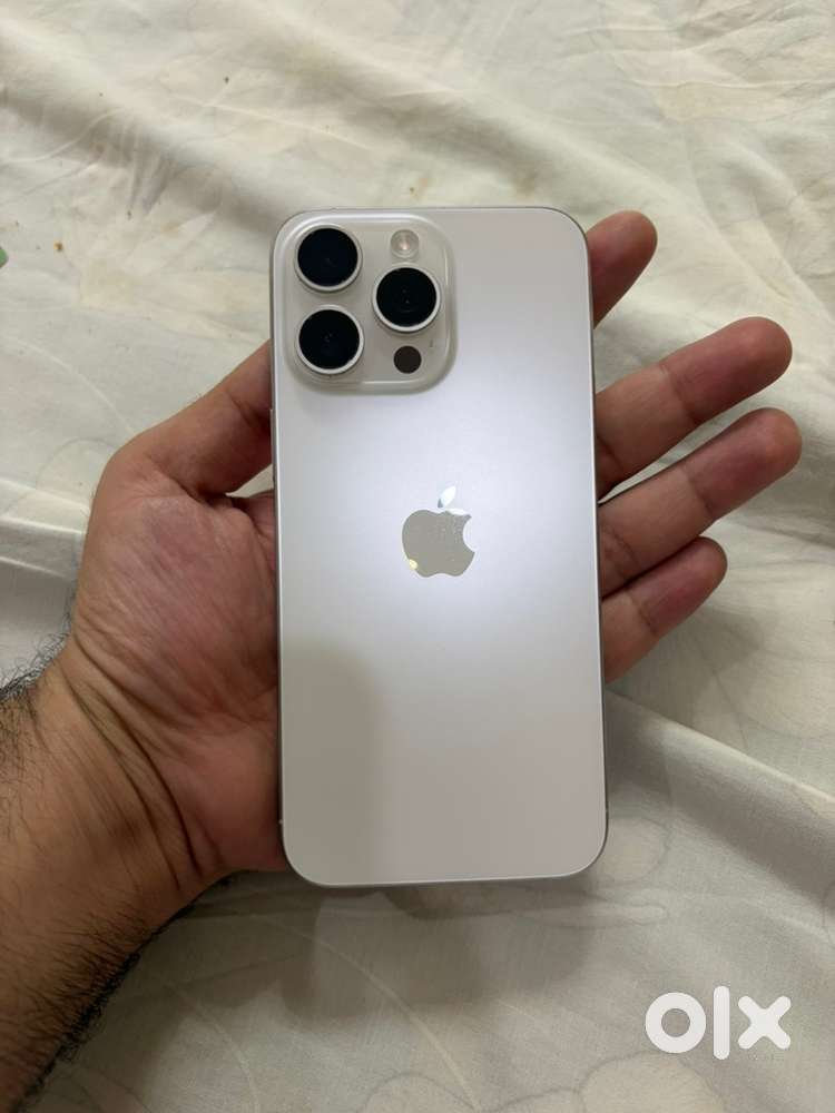 IPHONE 15 PRO MAX 256GB WHITE (PHYSICAL DUAL SIM)WITH ORIGNAL BOX/WIRE