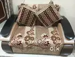Sofa 7 seater with cushins with table
