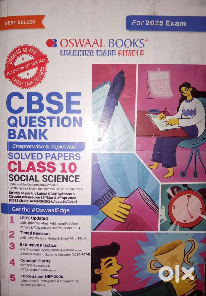 Class 10 cbse SOCIAL STUDIES Question bank (as per latest syllabus2025
