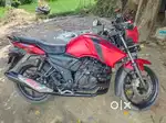 Apache RTR 160 red colour