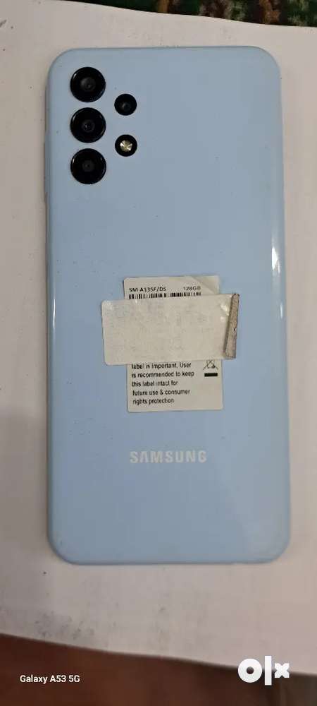 Samsung A13 unused phone 4gb 128gb 8 months used availablw for sale