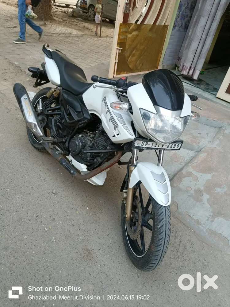 Apache RTR 180 White Colour with Good Condition