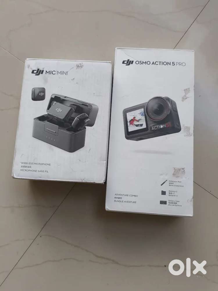 Dji action 5 pro advanture combo..dji mic mini