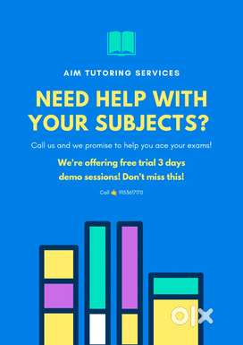 Need You Home Tutor For class 6th to 12th