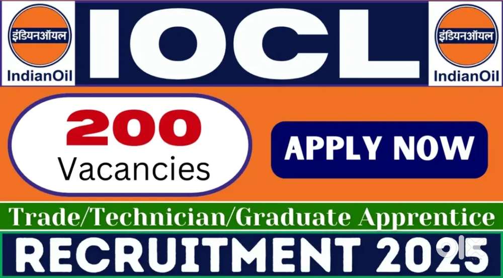 URGENT REQUIREMENT IN INDIAN OIL CORRECTION MALE FEMALE BOTH