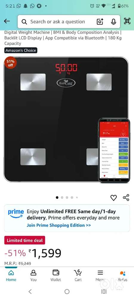 Easy Care Weight  machine BRAND new 30 pcs Available per Pcs 1200 only