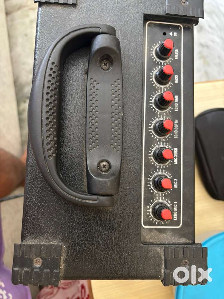 Amplifier speaker 3 input with mic