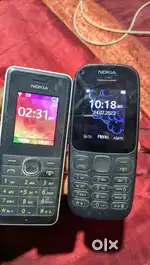 2 Nokia keypad mobile only Rs.1000 with charger