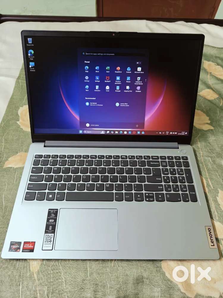 Lenovo 7 Month old Ryzen 5/512GB SSD/8GB RAM/Win-11 Laptop