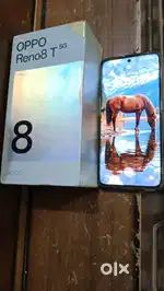 Oppo Reno 8T, 8/256 GB, Curved display,with box and charger