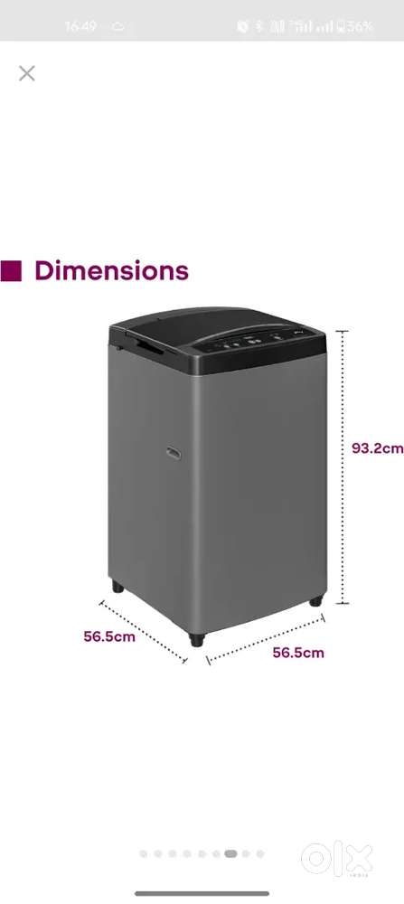 Godrej 6.5kg Fully Automatic Washing Machine – Excellent Condition!