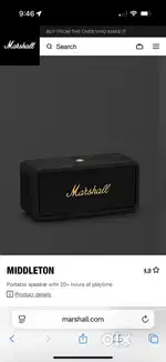 Store Marshall Clearance Sale Marshall Middleton Black Fresh Pcs.
