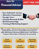 FINANCIAL ADVISORS (Health Insurance  & Life Insurance  Advisors)