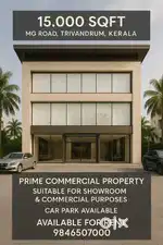 15,000 sqft @ MG road trivandrum