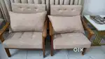 Rs 65000# 4 seater And 2 Single Seat  Sofa/Teak Wood _Rarely Used