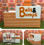 Exclusive designed cash counters reception tables office tables chairs