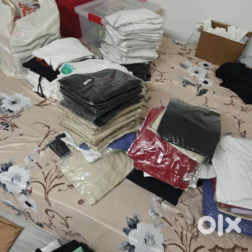 Blank 200 gsm & 220 gsm oversize tee mix stock - 180 t shirts