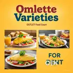 Omelette Varities - KIOSK- 60 sqft Food Court - 60 Seating -30K