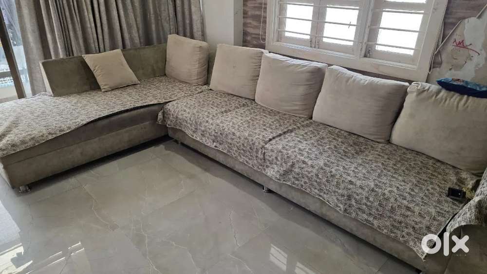 Sofa set with lounger
